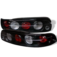 1995 - 2000 Lexus SC300 / SC400 Euro Style Tail Lights - Black