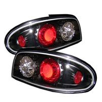 1993 - 1997 Nissan Altima Euro Style Tail Lights - Black