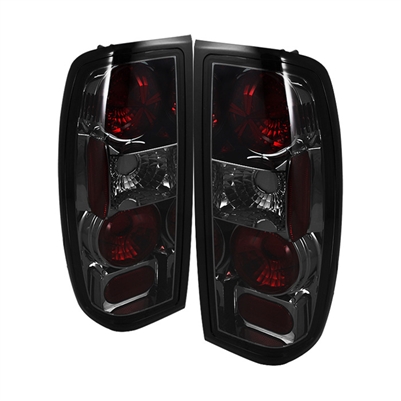 1998 - 2000 Nissan Frontier Euro Style Tail Lights - Smoke