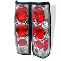 1986 - 1997 Nissan Hardbody Euro Style Tail Lights - Chrome