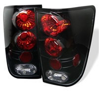 2004 - 2014 Nissan Titan Euro Style Tail Lights - Black