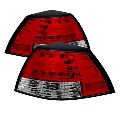 2008 - 2009 Pontiac G8 LED Tail Lights - Red/Clear