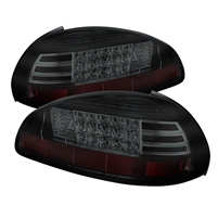 1997 - 2003 Pontiac Grand Prix LED Tail Lights - Black/Smoke