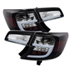 2012 - 2014 Toyota Camry Light Bar LED Tail Lights - Black