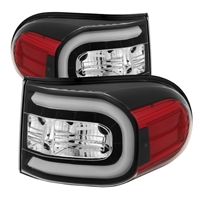 2007 - 2013 Toyota FJ Cruiser Light Bar LED Tail Lights - Black