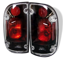 2001 - 2004 Toyota Tacoma Euro Style Tail Lights - Black