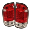 1995 - 2000 Toyota Tacoma LED Tail Lights - Red/Clear