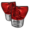 2007 - 2013 Toyota Tundra LED Tail lights - Red/Clear