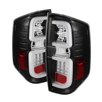 2014 - 2021 Toyota Tundra Light Bar LED Tail Lights - Black