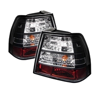 1999 - 2005 Volkswagen Jetta 4Dr LED Tail Lights - Black