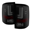 2015 - 2019 GMC Sierra HD LED Tail Lights - Black/Smoke