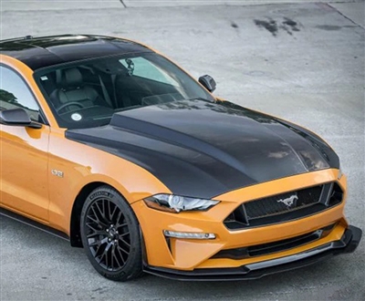 2018 - 2023 Ford Mustang 3" Cowl Carbon Fiber Hood - TruFiber