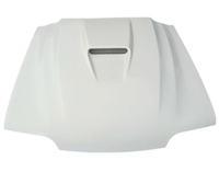 1987 - 1993 Ford Mustang A36 Style Fiberglass Heat Extractor Hood - TruFiber