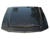 2005 - 2009 Ford Mustang A53 Style Carbon Fiber Ram Air Hood - TruFiber