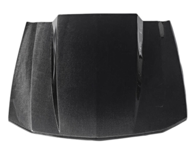 2005 - 2009 Ford Mustang Shelby / GT500 3" Cowl Carbon Fiber Heat Extractor Hood - TruFiber