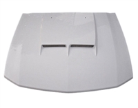 2005 - 2009 Ford Mustang A42 Style Fiberglass Ram Air Hood - TruFiber