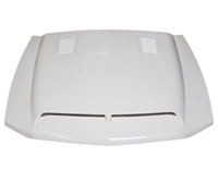 2010 - 2012 Ford Mustang A53 Style Fiberglass Ram Air Hood - TruFiber