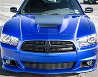 2011 - 2014 Dodge Charger A23 Style Fiberglass Ram Air Hood - TruFiber