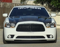 2011 - 2014 Dodge Charger A58 Style Carbon Fiber Hood - TruFiber