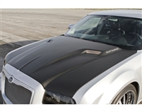 2005 - 2010 Chrysler 300 / 300C A58 Style Fiberglass Ram Air Hood - TruFiber