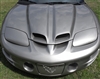 1998 - 2002 Pontiac Trans Am A12 Style Fiberglass Ram Air Hood - TruFiber