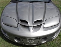 1998 - 2002 Pontiac Trans Am A12 Style Fiberglass Ram Air Hood - TruFiber