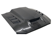 2013 - 2014 Ford Mustang Terminator Style Carbon Fiber Hood - VIS Racing