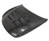 2014 - 2015 Infiniti Q60 Terminator Style Carbon Fiber Hood - VIS Racing