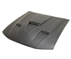 1999 - 2004 Ford Mustang Mach 3 Style Fiberglass Hood - VIS Racing