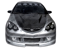 2005 - 2006 Acura RSX Invader Style Carbon Fiber Hood - VIS Racing