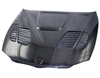 2008 - 2013 BMW 1-Series E82 GTR Style Carbon Fiber Hood - VIS Racing