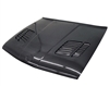 1984 - 1991 BMW 3-Series E30 GTR Style Carbon Fiber Hood - VIS Racing