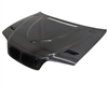 1999 - 2001 BMW 3-Series E46 4Dr Euro R Style Carbon Fiber Hood - VIS Racing