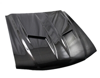 1994 - 1998 Ford Mustang Stalker2 Style Carbon Fiber Hood - VIS Racing