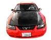 1999 - 2004 Ford Mustang OEM Style Carbon Fiber Hood - VIS Racing