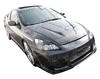 2003 - 2007 Honda Accord 2Dr Invader Style Carbon Fiber Hood - VIS Racing