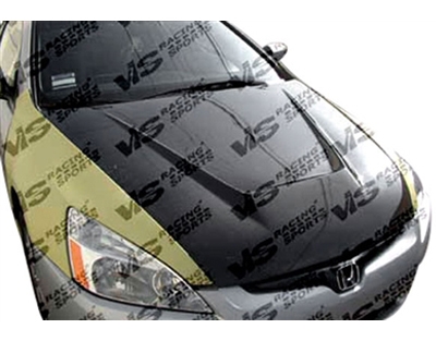 2003 - 2007 Honda Accord 4Dr Invader Style Carbon Fiber Hood - VIS Racing