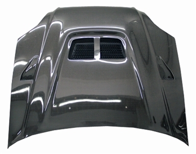 1996 - 1998 Honda Civic EVO Style Carbon Fiber Hood - VIS Racing