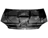 2001 - 2003  Honda Civic 2Dr / 4Dr G Force Style Carbon Fiber Hood - VIS Racing