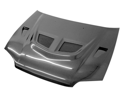 1993 - 1997 Honda Del Sol EVO Style Carbon Fiber Hood - VIS Racing