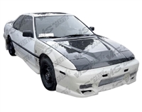 1988 - 1991 Honda Prelude Invader Style Carbon Fiber Hood - VIS Racing