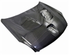 2003 - 2007 Infiniti G35 Coupe Fuzion Style Carbon Fiber Hood - VIS Racing