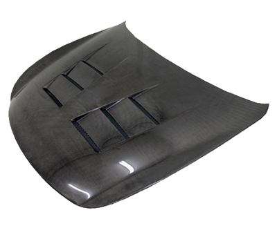2008 - 2013 Infiniti G37 Coupe Terminator Style Carbon Fiber Hood - VIS Racing