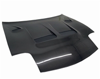 1993 - 1997 Mazda RX-7 KS Style Carbon Fiber Hood - VIS Racing