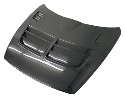 2009 - 2012 Mazda RX-8 Razor Style Carbon Fiber Hood - VIS Racing