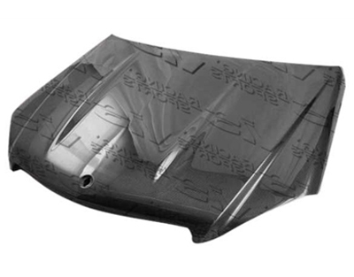 2008 - 2011 Mercedes C-Class AMG Style Carbon Fiber Hood - VIS Racing