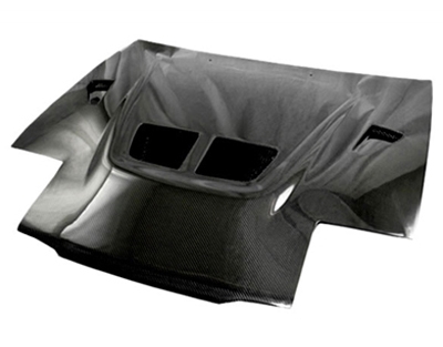 1990 - 1991 Mitsubishi Eclipse EVO Style Carbon Fiber Hood - VIS Racing