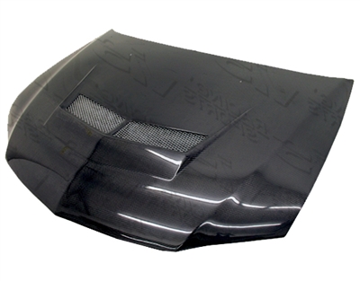 2003 - 2005 Mitsubishi EVO VIII Invader2 Style Carbon Fiber Hood - VIS Racing