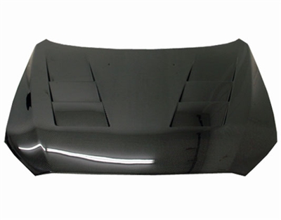 2008 - 2015 Mitsubishi EVO X Terminator Style Carbon Fiber Hood - VIS Racing