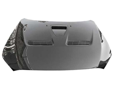 2008 - 2017 Mitsubishi Lancer EVO Style Carbon Fiber Hood - VIS Racing